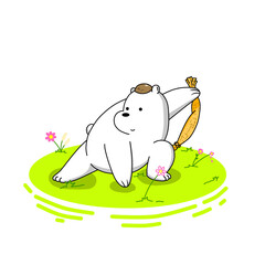 bear, animal, cute, mammal, nature, beruang, brown, wildlife, funny, black, wild, illustration, background, animals, face, zoo, design, fun, predator, natural, art, grizzly, honey, forest, big, cartoo