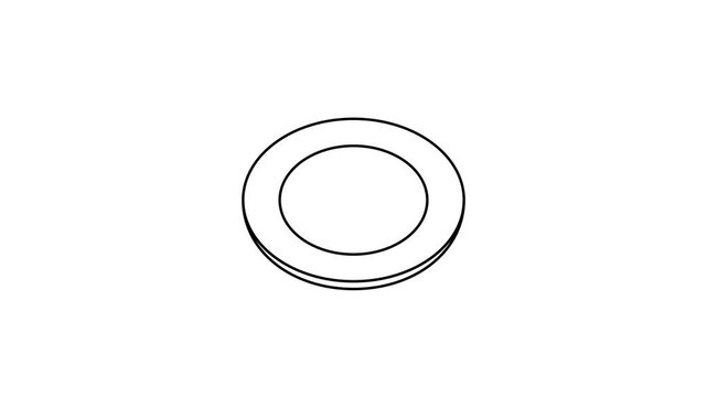 Breakfast, snacks, bakery, toasted bread with butter vector design 