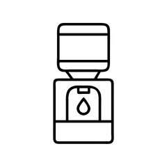 Isolated water cooler dispenser icon vector illustration for office and home use design