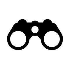 Binoculars vector, optical instrument, vision, search, explore, spyglass, zoom, find, look, view, see, travel, discover
