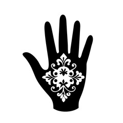 Hand henna design mehndi pattern traditional indian art decorative tattoo body art floral ornament