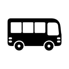 Illustration of a black bus vehicle transportation public transport bus design bus travel bus trip bus line bus route