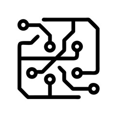 Circuit board technology vector design, electronic circuit, motherboard, computer hardware, chip design