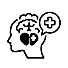 Mental health awareness brain health psychology healthcare wellness positive thinking mind support help