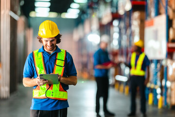 Digital Inventory Management in Warehouse.