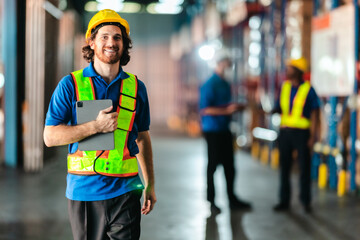 Digital Inventory Management in Warehouse.