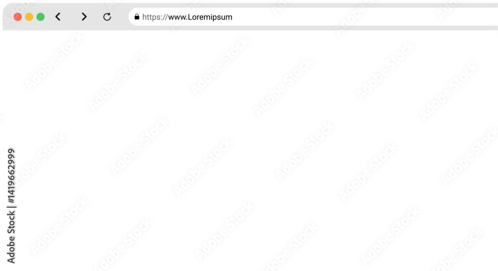 Leinwandbilder browser window website mockup template with frames for pc, laptop, tablet, and mobile. includes ligh
