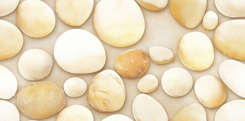 Fototapeta premium Artistic Stone Arrangement Backdrop Perfect for Relaxation and Wellness Concepts