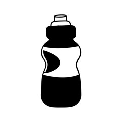 sports drink bottle icon, sports drink bottle silhouette vector illustration-simple silhouette illustration of sports drink bottle, perfect for sports drink bottle logos and icons