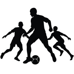 Soccer Player Preparing for Free Kick