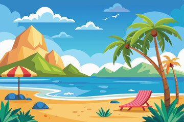 Obraz premium Ocean Waves Beach Background