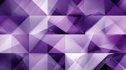 Fototapeta premium modern abstract purple and blue background design with layers of textured white transparent material in triangle diamond and squares shapes in random geometric pattern