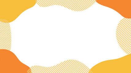 流体シェイプのフレーム　液体の抽象的な流動体　Abstract shapes frame