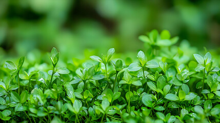 Closeup Of Fresh Green Plants