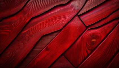 Obraz premium Red wood texture background