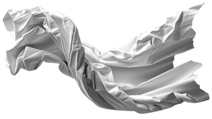 Ephemeral Form: A dance of light and shadow, an abstract composition showcasing the ethereal beauty of a flowing fabric in graceful undulation. Its sculpted form, captured in monochrome.