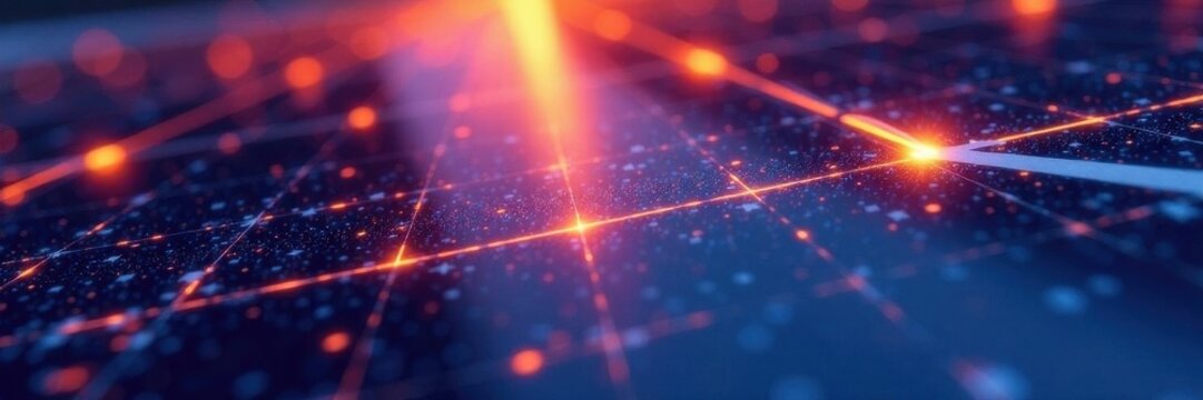 Microscopic view of textured solar cell surface, photon, electricity