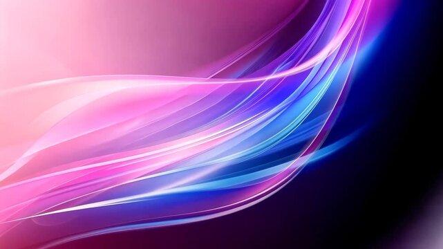 Lebendige Neonbunte Lichtwellen Linienanimation Hintergrund