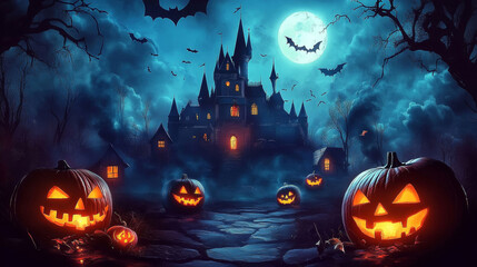  Orange Pumpkin Light in the Darkness .