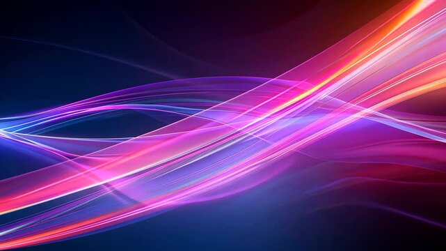 Dynamische Abstrakte Lichtgeschwindigkeit Linienanimation