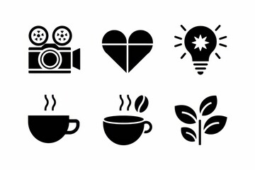 Iconic symbols of creative inspiration and daily enjoyment.