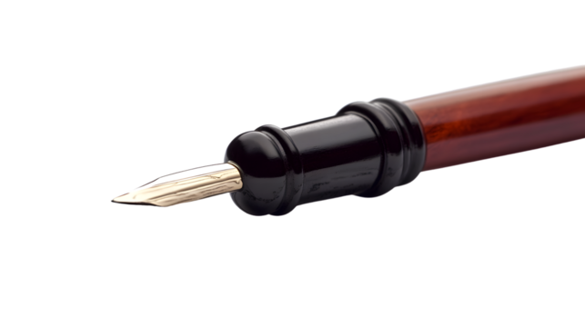 Professional Legal Document Isolated on White Background for Documents Concept