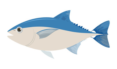 Vector Illustration of a Fish