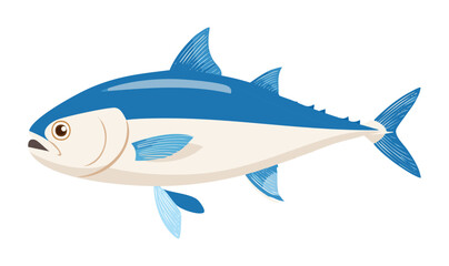 Shark Fish Fresh Water - Vector Illustration