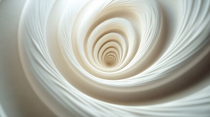 subtle spiral lines expanding from the center in neutral tones