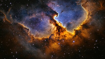 Obraz premium Cosmic Nebula in Deep Space (1)