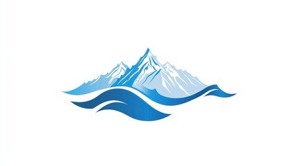 Mountain and Water Logo Design (1)