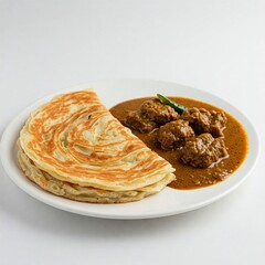 Kerala porotta with beaf curry