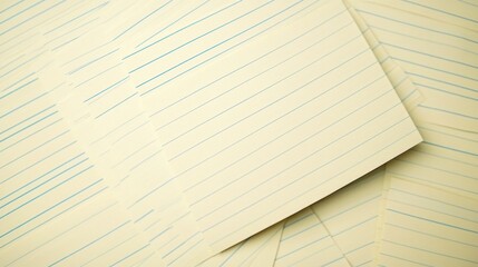 Blank Lined Paper Stack