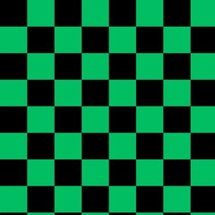 black and green chess board, checkered pattern, seamless geometric pattern, green and black square pattern 