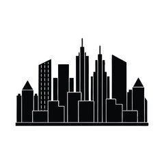 city skyline vector