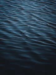 Abstract image of water surface with ripples. Capturing the serene movement of waves in nature.