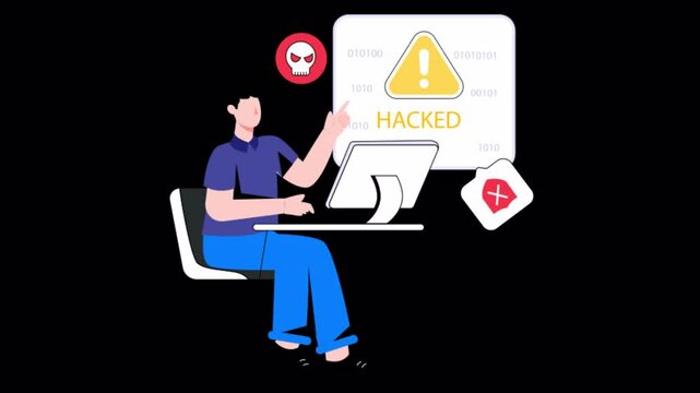 System Hacked Motion Graphic Rendering with Transparent Alpha Channel and 4K Resolution