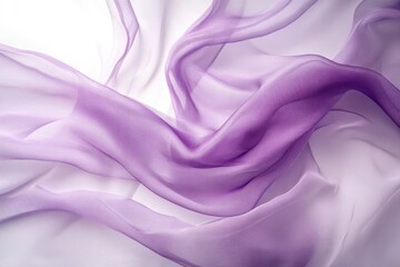 Obraz premium Purple sheer fabric folds (1)