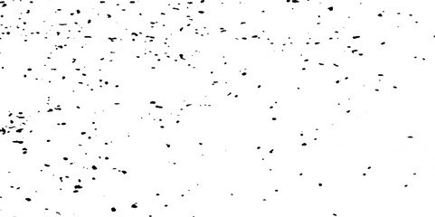 Distress urban overlay spotted concrete grain surface grainy noise rust wall grunge black splatter and white background. damaged chalk crack rough ink wall texture.	