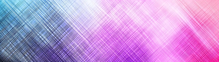 Interlocking diagonal lines create a vibrant color gradient.