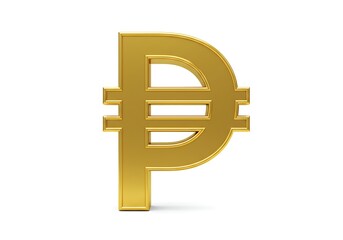 Fototapeta premium golden pound symbol