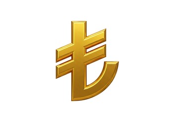 Obraz premium Golden pound symbol