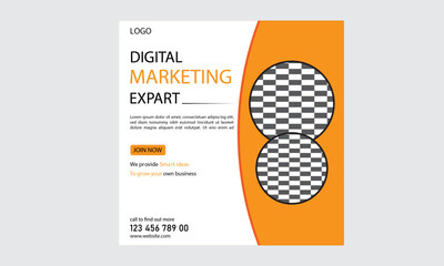 corporate minimal business social media post design template 