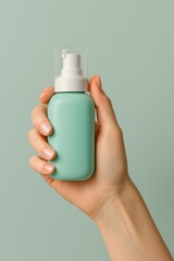 Desain product with an elegant female hand holding attached product