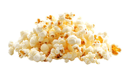 Delicious Popcorn Snack Isolated on White Background for Creative Design Projects
