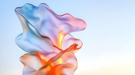 Obraz premium Abstract Colorful Fluid Shapes Design