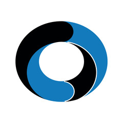 O letter icon Logo alphabet vector design.	