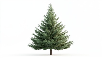 Spruce Tree Isolated