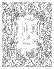 Mothers-Day-Quotes-Coloring Pages. hand drawn vector illustration of an old man