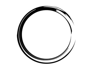 Grunge circle made for your project. Grunge circle made for marking.